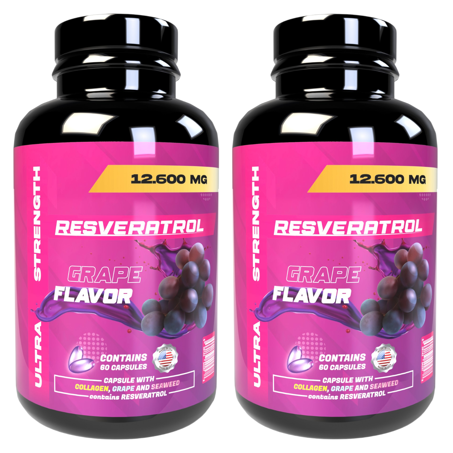 Resveratrol Ultra Strength X2Und 12600mg